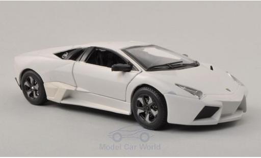 Lamborghini Reventon 1/24 Burago matt-white 2007 diecast model cars