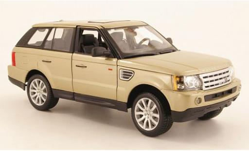 Diecast model cars Land Rover Range Rover 1/18 Burago Sport gold sans Vitrine Land Rover Range Rover 1/18 Burago Sport gold sans Vitrine diecast model cars