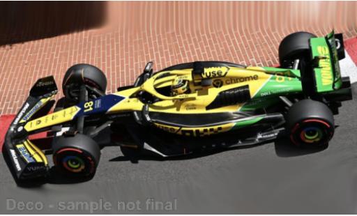 McLaren F1 1/43 Burago Bburago MCL38 No.81 Team Formel 1 GP Monaco 2024 1:43 diecast model cars