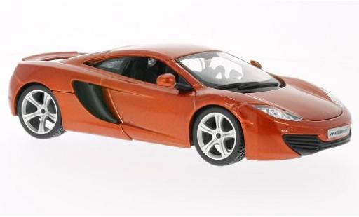 Diecast model cars McLaren MP4-12C 1/24 Burago orange McLaren MP4-12C 1/24 Burago orange diecast model cars