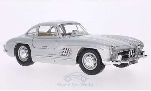Diecast model cars Mercedes 300 1/18 Burago SL (W198) grey 1954 ohne Vitrine Mercedes 300 1/18 Burago SL (W198) grey 1954 ohne Vitrine diecast model cars