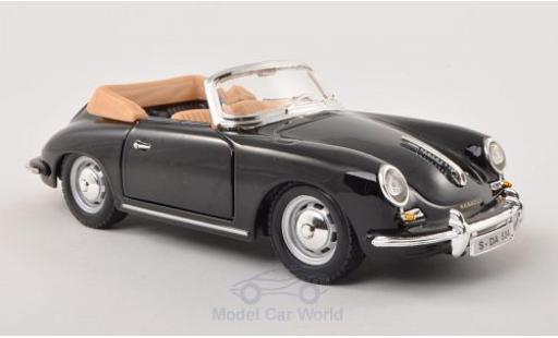 Diecast model cars Porsche 356 A 1/24 Burago B Cabriolet black 1961 Porsche 356 A 1/24 Burago B Cabriolet black 1961 diecast model cars