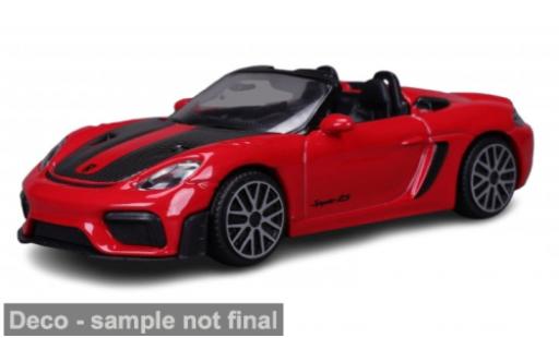 Porsche 718 1/43 Burago Bburago Spyder RS rot/schwarz 2024 1:43 diecast model cars