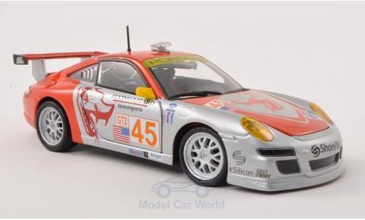 Porsche 997 GT3 RSR 1/24 Burago 911 () GT3 RSR No.45 Flying Lizard Motorsports ALMS diecast model cars