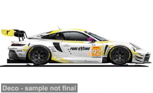 Porsche 911 1/43 Burago Bburago GT3 R Team Manthey #92 1:43 diecast model cars