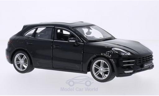 Diecast model cars Porsche Macan Turbo 1/24 Burago Turbo black Porsche Macan Turbo 1/24 Burago Turbo black diecast model cars