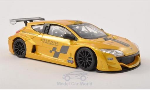 Diecast model cars Renault Megane 1/24 Burago Trophy metallic yellow/Dekor Renault Megane 1/24 Burago Trophy metallic yellow/Dekor diecast model cars