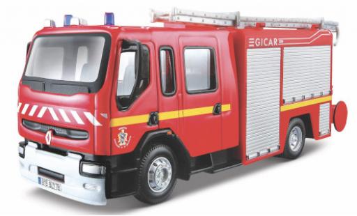 Renault Premium 1/50 Burago Service Departemental Incendie (F) diecast model cars
