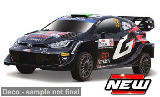 Toyota Yaris 1/43 Burago Bburago GR Rally1 Hybrid 2024 Gazoo Racing #33 1:43 diecast model cars
