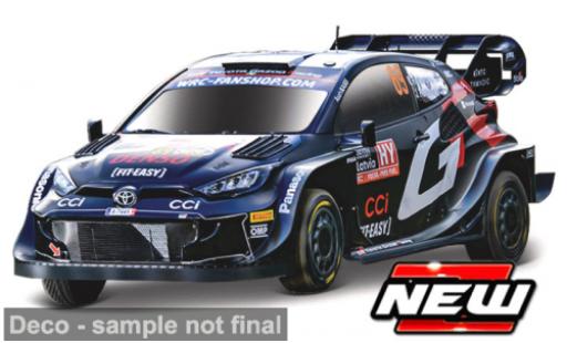 Toyota Yaris 1/43 Burago Bburago GR Rally1 Hybrid 2024 Gazoo Racing #69 1:43 diecast model cars