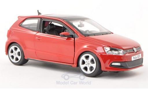 Volkswagen Polo 1/24 Burago V GTI M5 red ohne Vitrine diecast model cars