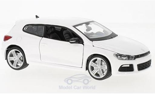 Diecast model cars Volkswagen Scirocco 1/24 Burago III R white Volkswagen Scirocco 1/24 Burago III R white diecast model cars