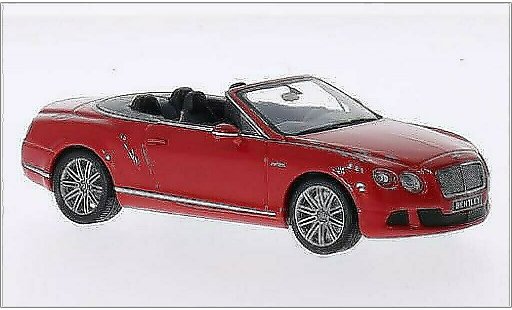 Bentley Continental GTC Speed 1/43 Minichamps red 2012 diecast model cars