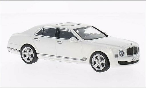 Bentley Mulsanne Speed 1/43 Kyosho metallic white diecast model cars
