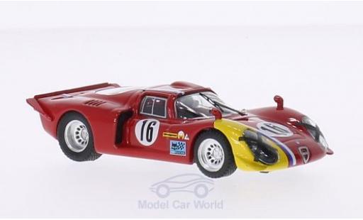Diecast model cars Alfa Romeo 33.2 1968 1/43 Best Coupe No.16 1000km Spa 1968 G.Gosselin/S.Trosch Alfa Romeo 33.2 1968 1/43 Best Coupe No.16 1000km Spa 1968 G.Gosselin/S.Trosch diecast model cars