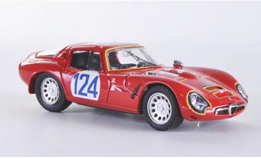 Diecast model cars Alfa Romeo TZ2 1/43 Best TZ 2 No.124 Targa Florio 1967 Alfa Romeo TZ2 1/43 Best TZ 2 No.124 Targa Florio 1967 diecast model cars
