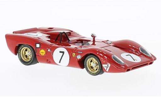 Ferrari 312 1/43 Best P Spyder No.7 1000 Km Nürburgring 1969 P.Rodriguez/C.Amon diecast model cars