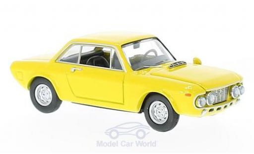 Lancia Fulvia HF 1/43 Best Coupe 1600 HF Fanalone yellow 1968 diecast model cars
