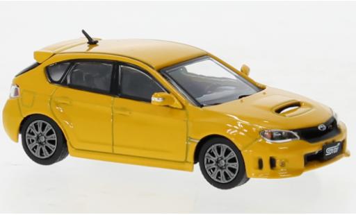 Diecast model cars Subaru Impreza 1/64 BM Creations WRX STI metallise yellow 2009 Subaru Impreza 1/64 BM Creations WRX STI metallise yellow 2009 diecast model cars