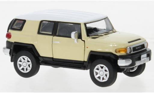 Diecast model cars Toyota FJ Cruiser 1/64 BM Creations beige/white 2015 Toyota FJ Cruiser 1/64 BM Creations beige/white 2015 diecast model cars