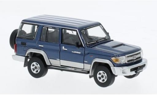 Diecast model cars Toyota Land Cruiser 1/64 BM Creations (LC76) metallise blau 1:64 Toyota Land Cruiser 1/64 BM Creations (LC76) metallise blau 1:64 diecast model cars