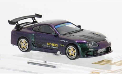 Toyota Supra 1/64 BM Creations (JZA80) Top Secret violett/schwarz 1:64 diecast model cars