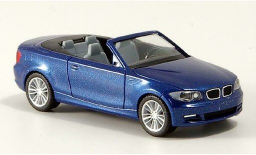 Bmw 135 E88 1/87 Herpa Convertible blue diecast model cars