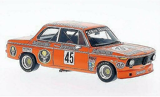 Bmw 2002 tii 1/43 Spark No.45 Jagermeister DRM 200 Meilen Norisring 1974 diecast model cars