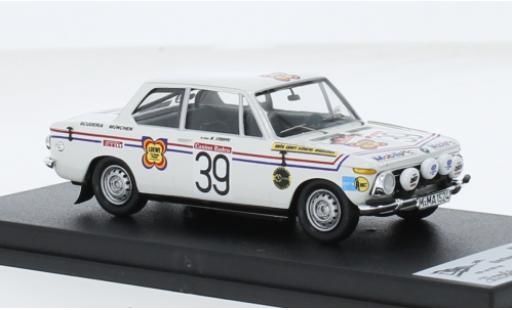 Bmw 2002 1/43 Trofeu Ti Alpenfahrt 1973 #39 G.W.Stroppe/W.Smolej 1:43 diecast model cars