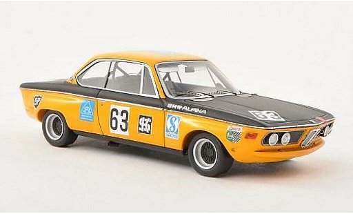 Bmw 2800 CS 1/43 Spark E9 No.63 Alpina 300km Nurburgring 1970 diecast model cars