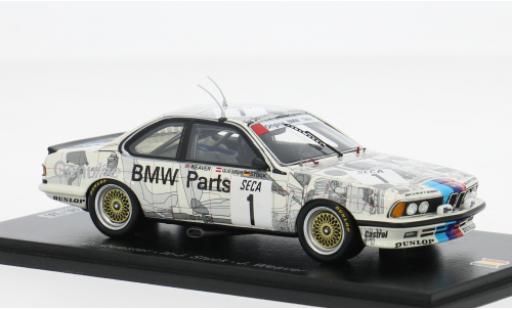 Bmw 635 1/43 Spark CSi 24h Spa 1984 #1 D.Quester/H-J.Stuck 1:43 diecast model cars