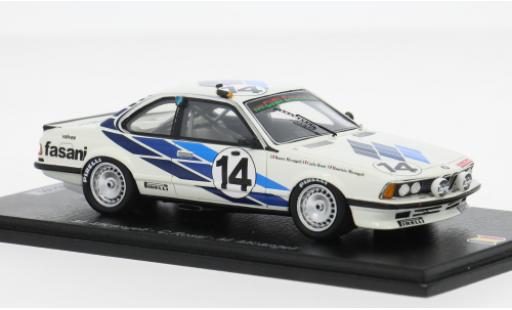 Bmw 635 1/43 Spark CSi 24h Spa 1986 #14 M.Micangeli/C.Rossi 1:43 diecast model cars