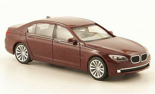 Bmw 740 F02 1/87 Herpa i version longue red 2008 diecast model cars