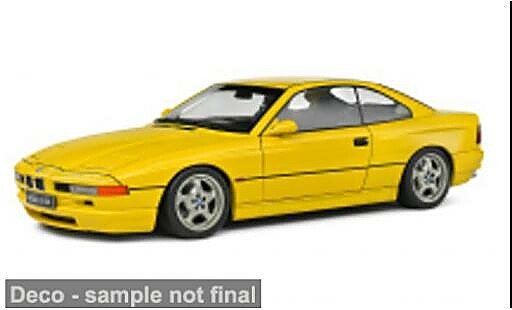 Diecast model cars Bmw 850 CSI (E31) gelb 1990 1/43 Solido