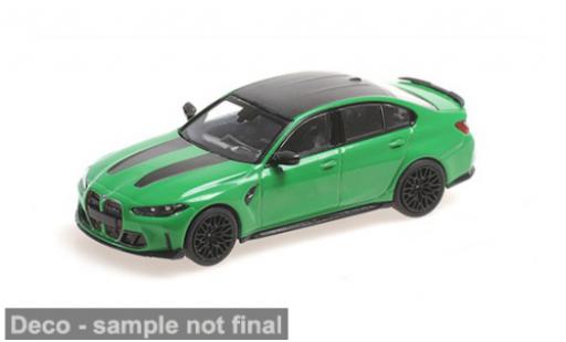 Diecast model cars Bmw M3 CS gr&Atilde;&frac14;n/schwarz 2023 1/43 Minichamps