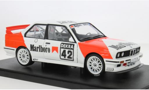 Bmw M3 1/18 Werk83 (E30) DTM Zolder 1991 Marlboro Dealer Team #42 Cor Euser 1:18 diecast model cars