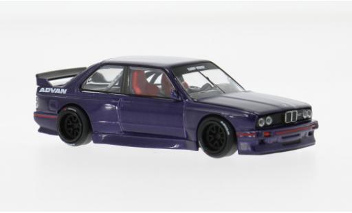 Bmw M3 1/64 Mini GT (E30) Kaido GT V2 violett 1989 1:64 diecast model cars