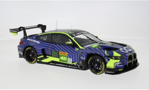 Diecast model cars Bmw M4 gt3 EVO 1812 km Qatar 2025 Team WRT #46 V.Rossi/A.Al Harthy 1/18 Minichamps