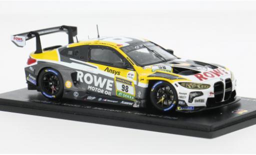 Bmw M4 1/43 Spark GT3 EVO 24h N&uuml;rburgring 2025 Rowe Racing #98 A.Farfus/J.Krohn 1:43 diecast model cars