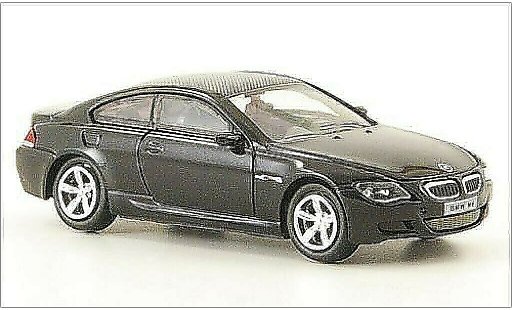 Bmw M6 Coupe 1/87 Ricko E63 black 2006 diecast model cars