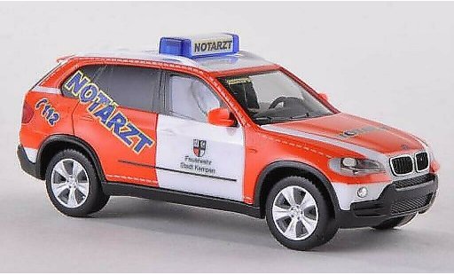 Bmw X5 E70 1/87 Herpa Notarzt Fire brigade Kempen diecast model cars