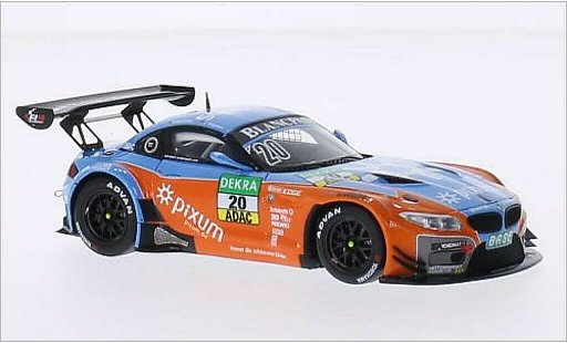 Bmw Z4 GT3 1/43 Minichamps E89 No.20 Team Schubert Pixum ADAC GT Masters 2014 /J.Klingmann diecast model cars