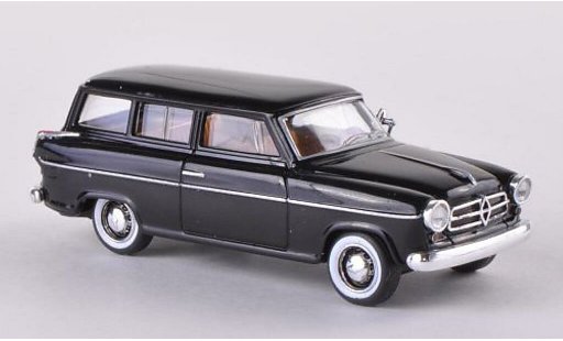 Borgward Isabella break 1/87 Herpa Estate black diecast model cars