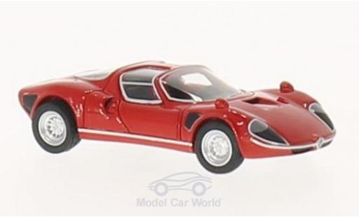 Diecast model cars Alfa Romeo T33 1/87 BoS Models Tipo 33 Stradale red 1967 Alfa Romeo T33 1/87 BoS Models Tipo 33 Stradale red 1967 diecast model cars