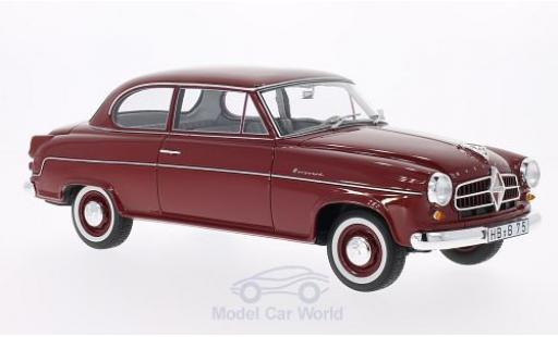 Diecast model cars Borgward Isabella 1/18 BoS Models Limousine red 1955 Borgward Isabella 1/18 BoS Models Limousine red 1955 diecast model cars
