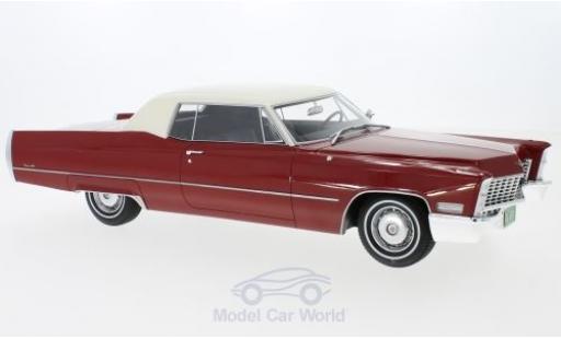 Cadillac Deville 1/18 BoS Models DeVille Coupe red/white 1967 diecast model cars