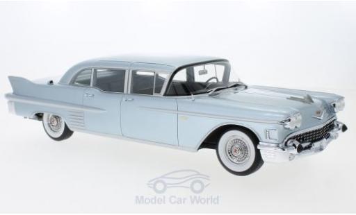 Cadillac Fleetwood 1/18 BoS Models 75 Limousine metallic blue 1958 diecast model cars