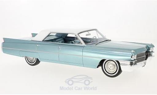 Cadillac Sedan 1/18 BoS Models de Ville metallic türkis/white 1963 diecast model cars
