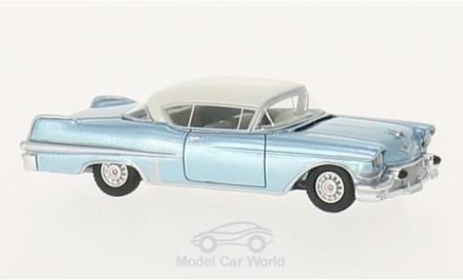 Diecast model cars Cadillac Series 62 1/87 BoS Models Hardtop Coupe metallic blue/beige 1957 Cadillac Series 62 1/87 BoS Models Hardtop Coupe metallic blue/beige 1957 diecast model cars