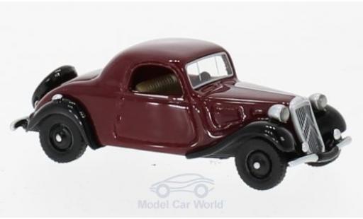 Citroen Traction 1/87 BoS Models Avant Faux Cabriolet red/black 1936 diecast model cars